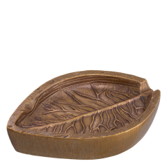 Bowl Roselli Vintage Brass Finish 20x14x4 cm | Pirinç Yaprak Kase