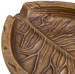 Bowl Roselli Vintage Brass Finish 20x14x4 cm | Pirinç Yaprak Kase