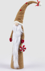 Decoro Gnomo Cono H:75 cm D:14 C:4 cm | Noel Baba | Yılbaşı Dekoratif Obje