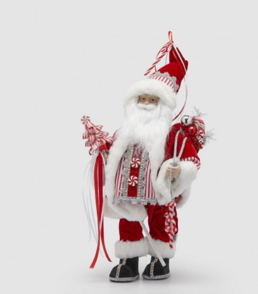 Decoro Babbo Con Sacco H:50 cm C:4 cm | Noel Baba | Yılbaşı Dekoratif Obje