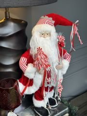 Decoro Babbo Con Sacco H:50 cm C:4 cm | Noel Baba | Yılbaşı Dekoratif Obje