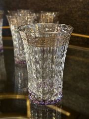 Same Ametis Gümüş Detaylı 6'lı Set Kristal Bardak Takımı | Bardak Takımı