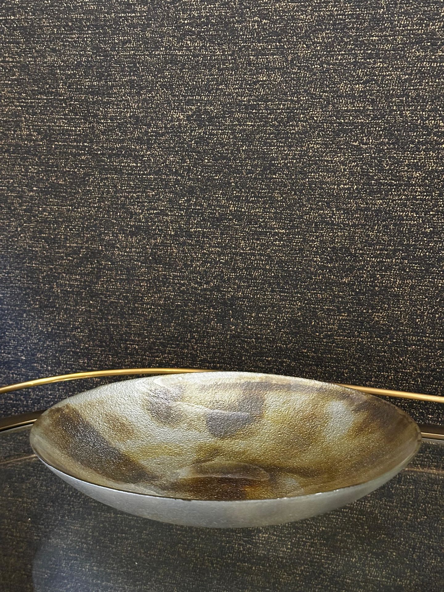 Rico Bowl S 33x6 cm | Desenli Cam Meyvelik